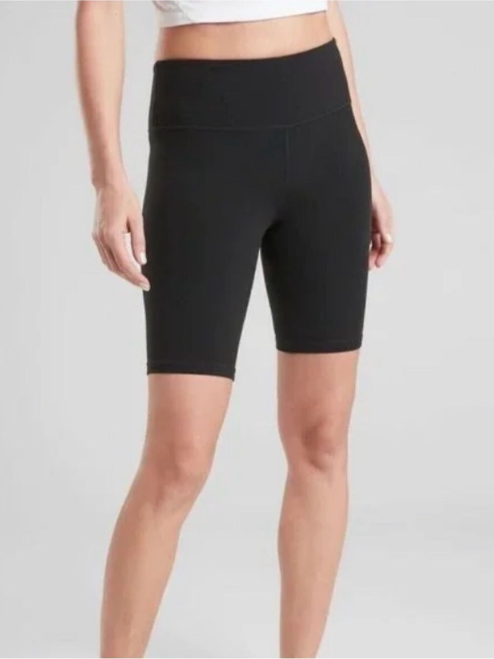 Athleta Elation Short 8" Black Womens XL